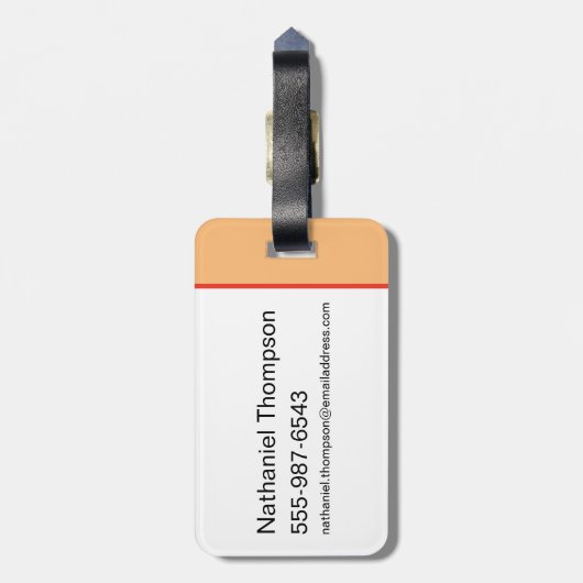 MARVIN THE MARTIAN™ Waar is de Kaboom? Bagagelabel (Achterkant verticaal)