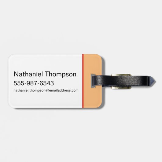 MARVIN THE MARTIAN™ Waar is de Kaboom? Bagagelabel (Achterkant horizontaal)