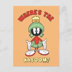 MARVIN THE MARTIAN™ Waar is de Kaboom? Briefkaart