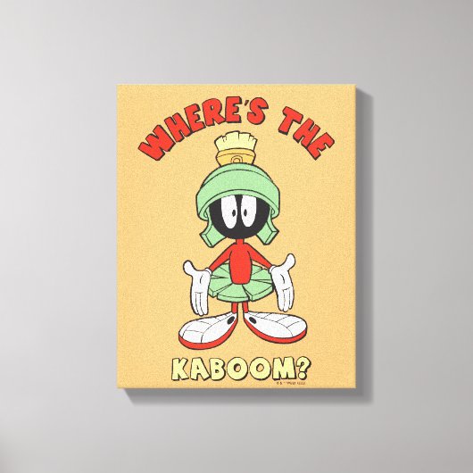 MARVIN THE MARTIAN™ Waar is de Kaboom? Canvas Afdruk (Voorkant)