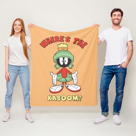 MARVIN THE MARTIAN™ Waar is de Kaboom? Fleece Deken (In situ)