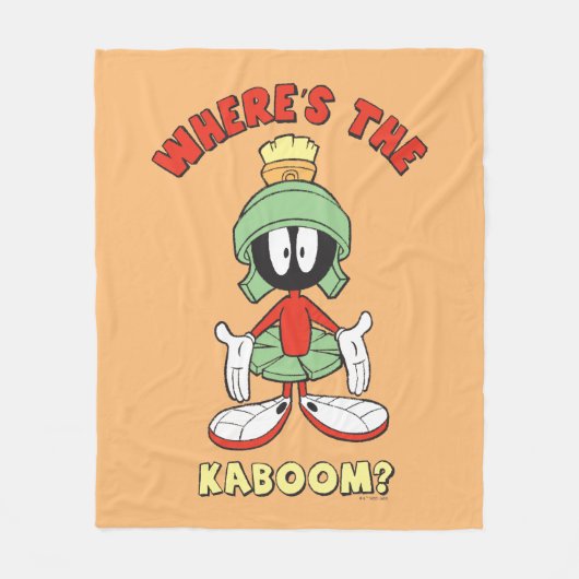 MARVIN THE MARTIAN™ Waar is de Kaboom? Fleece Deken (Voorkant)