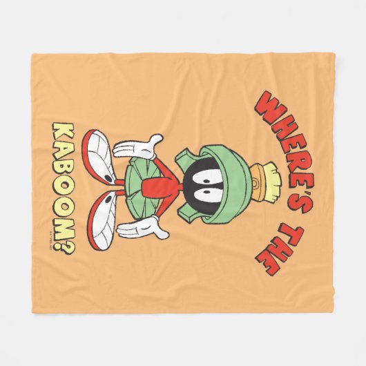 MARVIN THE MARTIAN™ Waar is de Kaboom? Fleece Deken (Voorkant (Horizontaal))