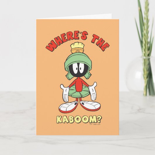 MARVIN THE MARTIAN™ Waar is de Kaboom? Kaart (Voorkant)