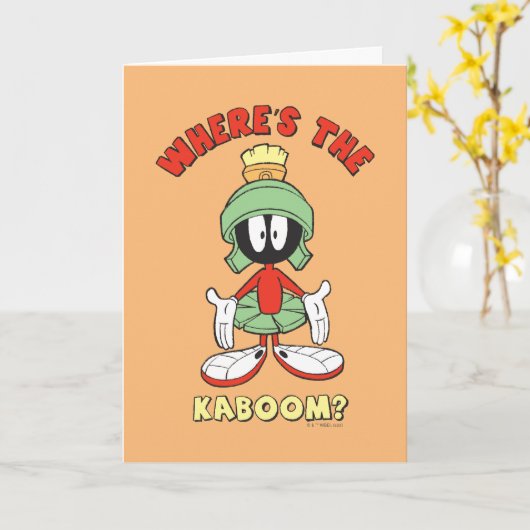MARVIN THE MARTIAN™ Waar is de Kaboom? Kaart (Gele Bloem)