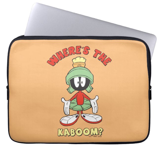 MARVIN THE MARTIAN™ Waar is de Kaboom? Laptop Sleeve (Voorkant)