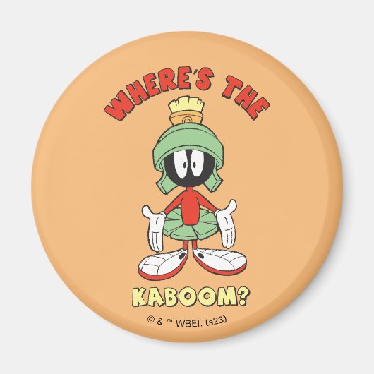 MARVIN THE MARTIAN™ Waar is de Kaboom? Magneet (Voorkant)