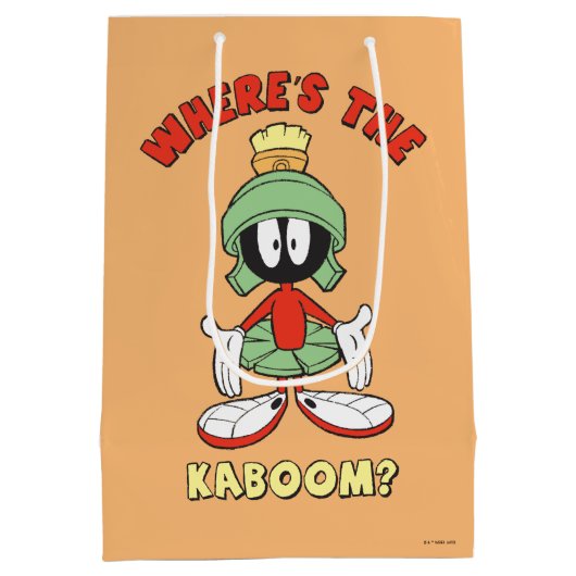 MARVIN THE MARTIAN™ Waar is de Kaboom? Medium Cadeauzakje (Achterkant)