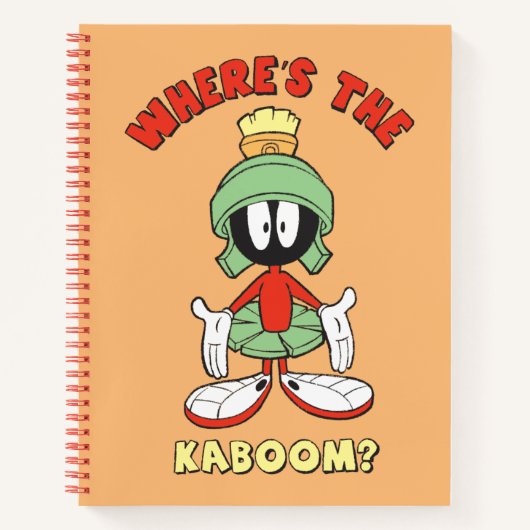 MARVIN THE MARTIAN™ Waar is de Kaboom? Notitieboek (Voorkant)