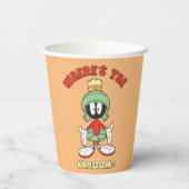 MARVIN THE MARTIAN™ Waar is de Kaboom? Papieren Bekers (Achterkant)