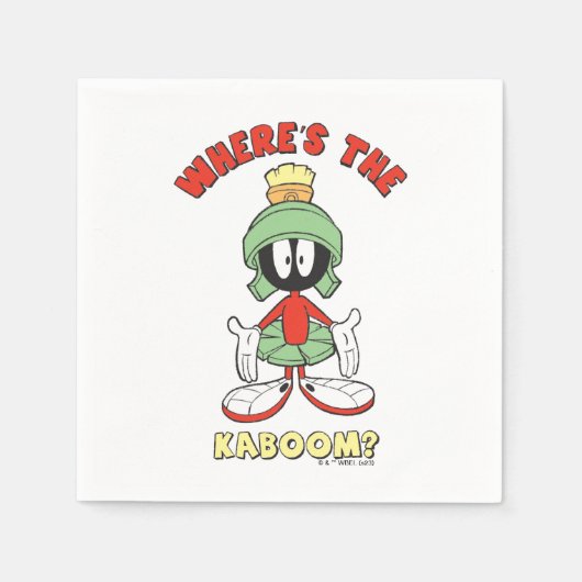 MARVIN THE MARTIAN™ Waar is de Kaboom? Servet (Voorkant)
