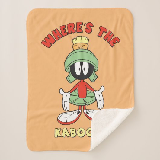MARVIN THE MARTIAN™ Waar is de Kaboom? Sherpa Deken (Voorkant)