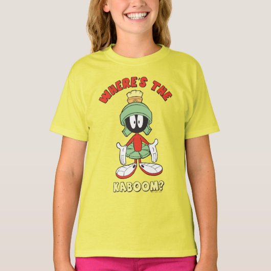 MARVIN THE MARTIAN™ Waar is de Kaboom? T-shirt (Voorkant)