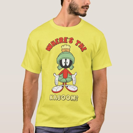 MARVIN THE MARTIAN™ Waar is de Kaboom? T-shirt (Voorkant)