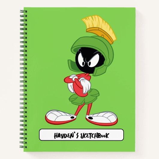 MARVIN THE MARTIAN™ | Wapens gekruiste tekening Notitieboek (Voorkant)
