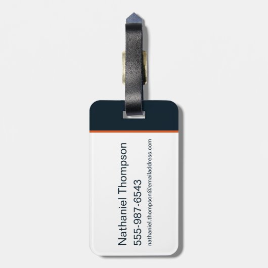 MARVIN THE MARTIAN™ Wapens of Mass Destruction Bagagelabel (Achterkant verticaal)