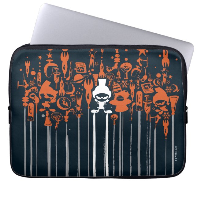 MARVIN THE MARTIAN™ Wapens of Mass Destruction Laptop Sleeve (Voorkant)