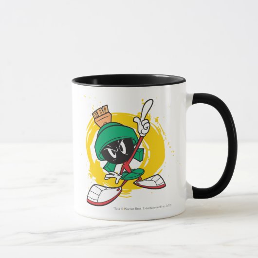 MARVIN THE MARTIAN™ Wijzend naar boven Mok (Rechts)