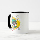 MARVIN THE MARTIAN™ Wijzend naar boven Mok (Voorkant links)