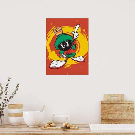 Marvin wijst naar boven poster (Keuken)