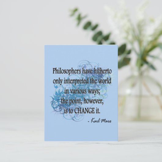 Marx Briefkaart (Staand voorkant)