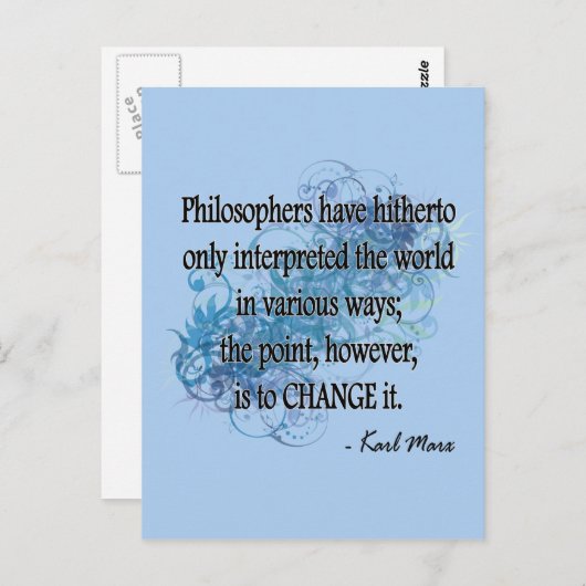 Marx Briefkaart (Voorkant / Achterkant)