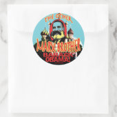 Marx Brother anti Obama Shirt Ronde Sticker (Tas)
