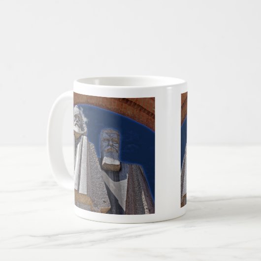 Marx en Engels Koffiemok (Voorkant links)