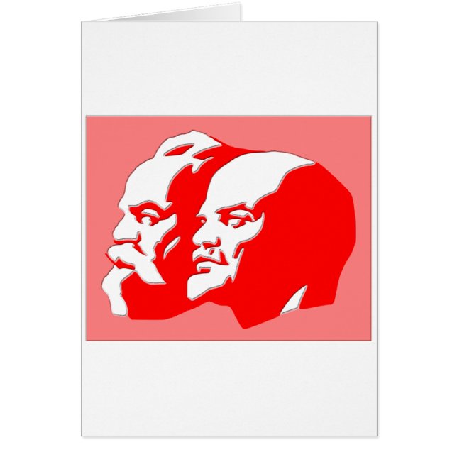 Marx en Lenin (Voorkant)