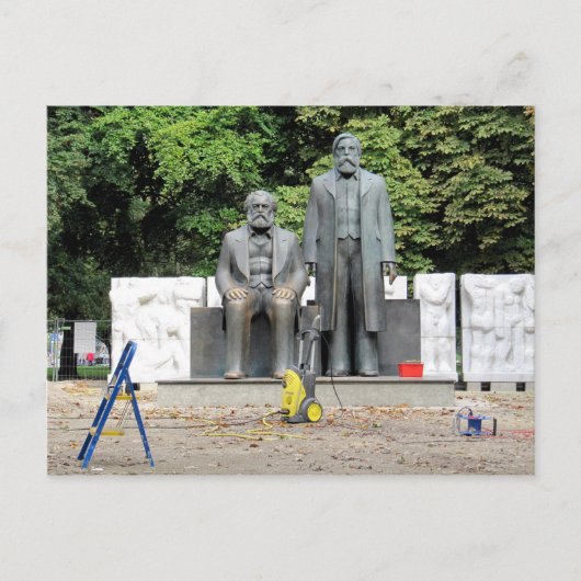 Marx-Engels Denkmal Berlin Briefkaart (Voorkant)