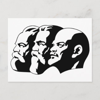Marx, Engels en Lénin Briefkaart