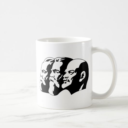 Marx, Engels en Lenin Koffiemok (Rechts)