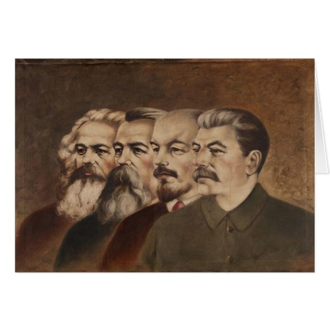 Marx, Engels, Lenin en Stalin (Voorkant Horizontaal)