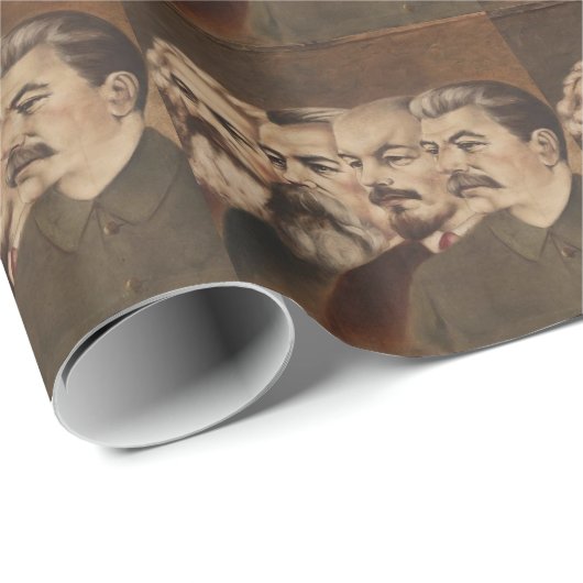 Marx, Engels, Lenin en Stalin Cadeaupapier (Rol Hoek)