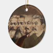 Marx, Engels, Lenin en Stalin Keramisch Ornament (Links)