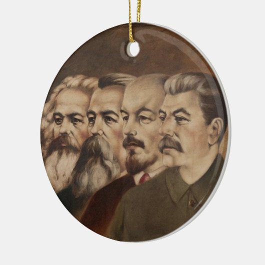 Marx, Engels, Lenin en Stalin Keramisch Ornament (Links)
