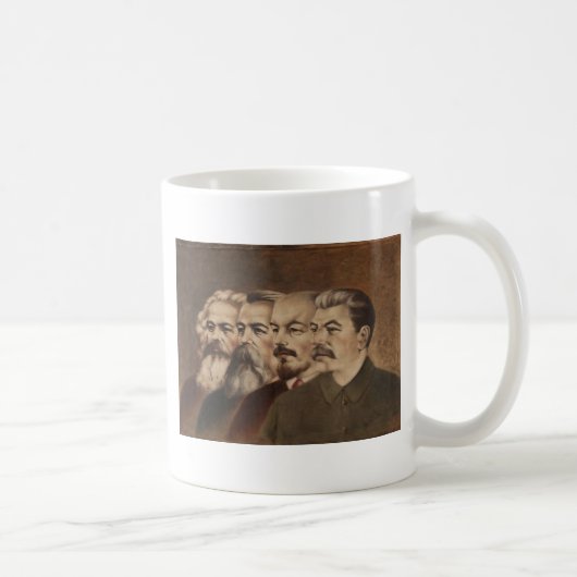 Marx, Engels, Lenin en Stalin Koffiemok (Rechts)
