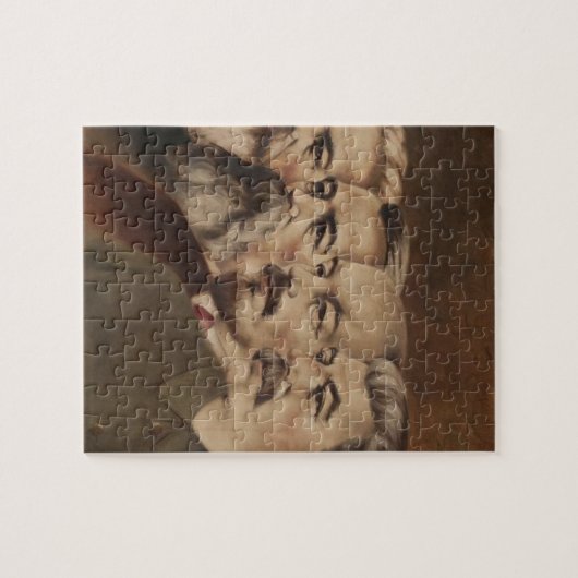 Marx, Engels, Lenin en Stalin Legpuzzel (Horizontaal)