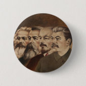 Marx, Engels, Lenin en Stalin Ronde Button 5,7 Cm (Voorkant)