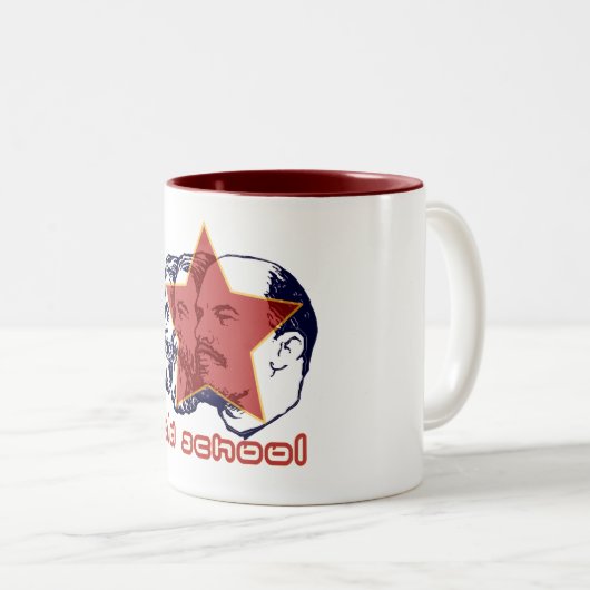 MARX ENGELS LENIN TWEEKLEURIGE KOFFIEMOK (Voorkant rechts)