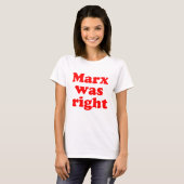 Marx had gelijk #2 t-shirt (Voorkant volledig)