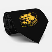 Marx Lenin Mao Portrait Stropdas (Opgerold)