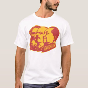 Marx Lenin Mao Portrait T-shirt