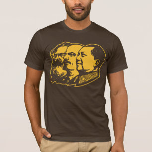 Marx Lenin Mao Portrait T-shirt