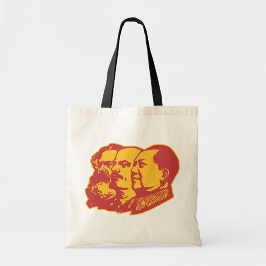 Marx Lenin Mao Portrait Tote Bag (Voorkant)