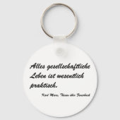 Marx Thesen Feuerbach Sleutelhanger (Voorkant)