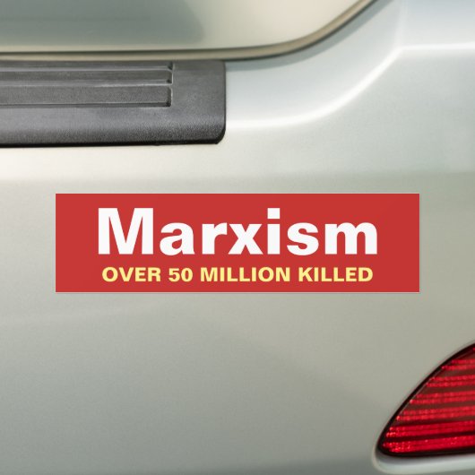 Marxisme Bumpersticker (Op auto)