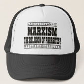 MARXISME IS DE RELIGIE VAN PARASITES TRUCKER PET (Voorkant)
