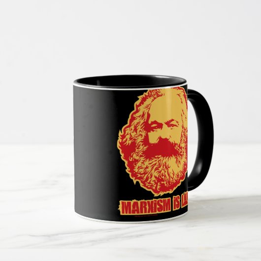 Marxisme is Lazy Mok (Voorkant rechts)