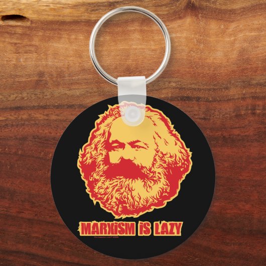 Marxisme is Lazy Sleutelhanger (Voorkant)